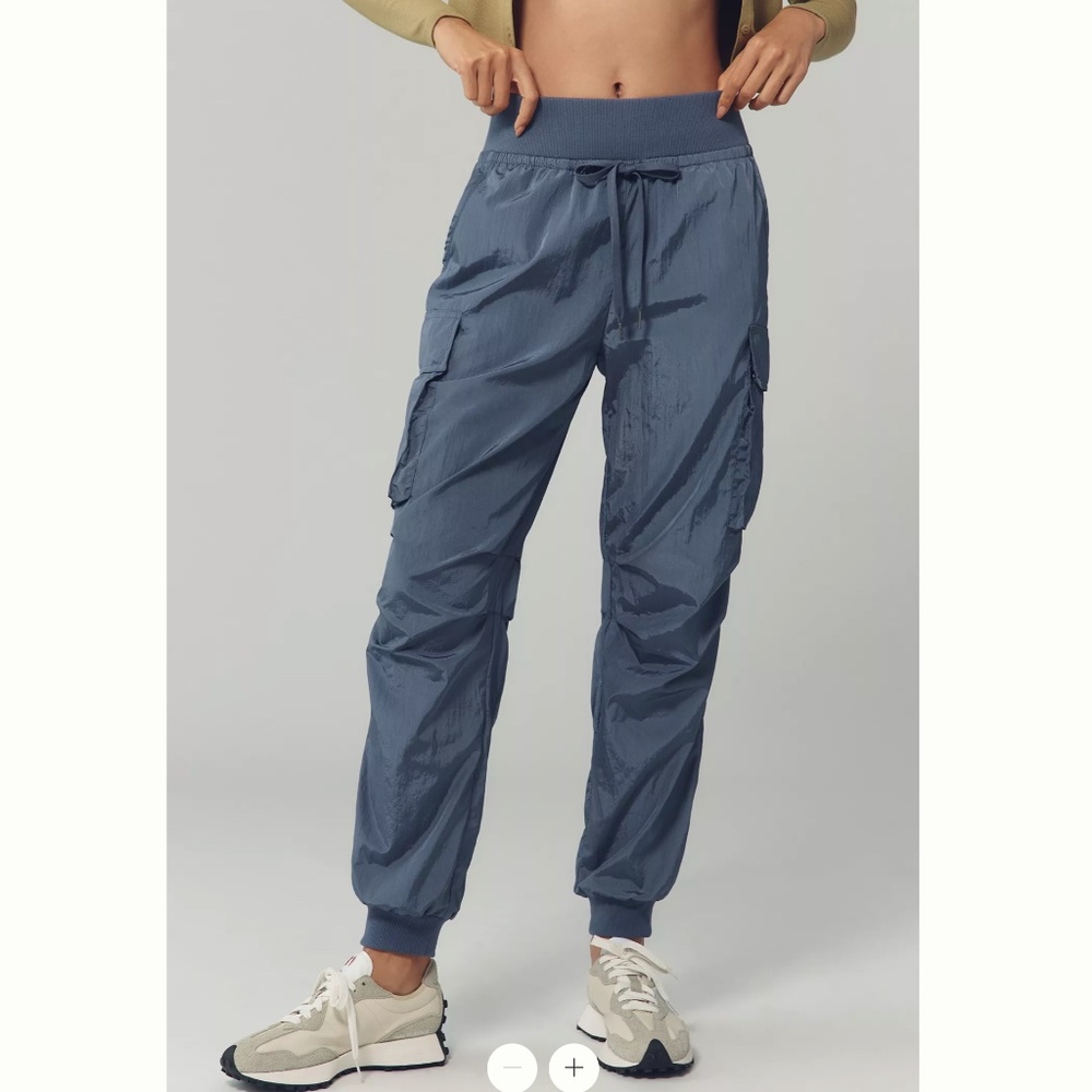 Anthropologie Blue Track Pants